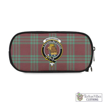 MacGregor Hunting Ancient Tartan Pen and Pencil Case with Family Crest