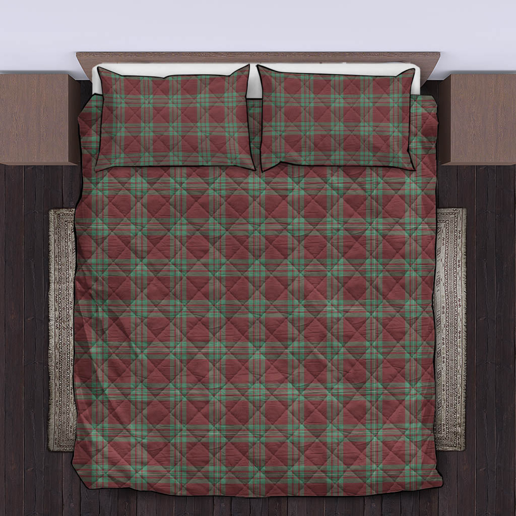 MacGregor Hunting Ancient Tartan Quilt Bed Set King - Tartan Vibes Clothing