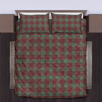 MacGregor Hunting Ancient Tartan Quilt Bed Set