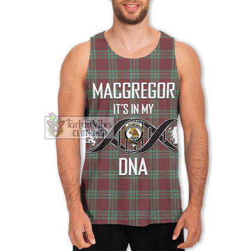 MacGregor Hunting Ancient Tartan Men's Tank Top with Family Crest DNA In Me Style