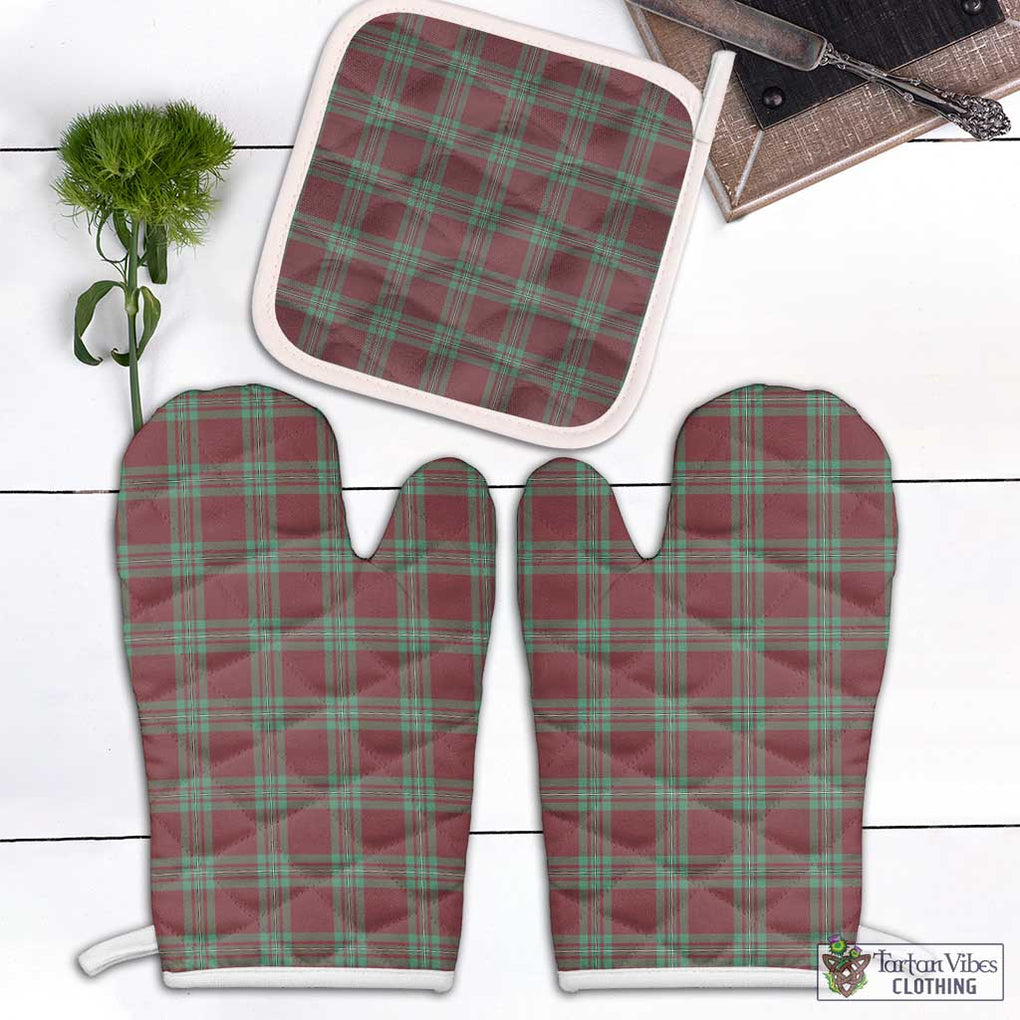 MacGregor Hunting Ancient Tartan Combo Oven Mitt & Pot-Holder Combo 1 Oven Mitt & 1 Pot-Holder White - Tartan Vibes Clothing