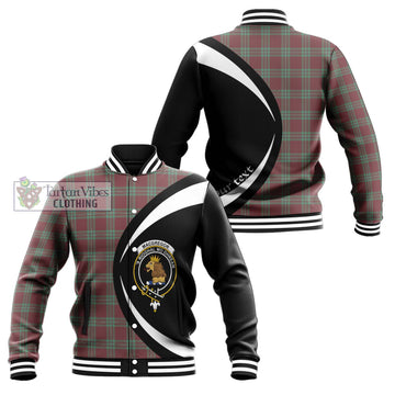 MacGregor Hunting Ancient Tartan Baseball Jacket with Family Crest Circle Style