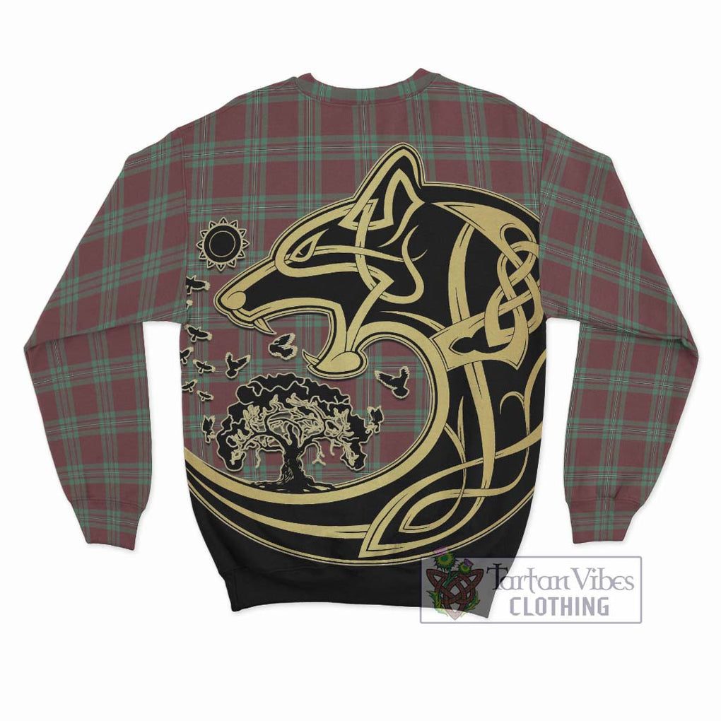 MacGregor Hunting Ancient Tartan Sweatshirt with Family Crest Celtic Wolf Style - Tartan Vibes Clothing