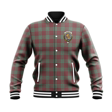 MacGregor Hunting Ancient Tartan Baseball Jacket with Family Crest