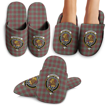 MacGregor Hunting Ancient Tartan Home Slippers with Family Crest