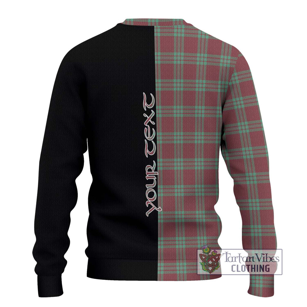 MacGregor Hunting Ancient Tartan Knitted Sweater with Family Crest and Half Of Me Style - Tartanvibesclothing Shop