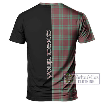 MacGregor Hunting Ancient Tartan T-Shirt with Family Crest and Half Of Me Style