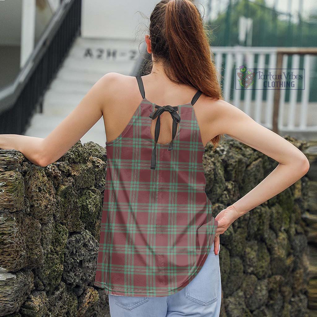 Tartan Vibes Clothing MacGregor Hunting Ancient Tartan Loose Halter Neck Camisole