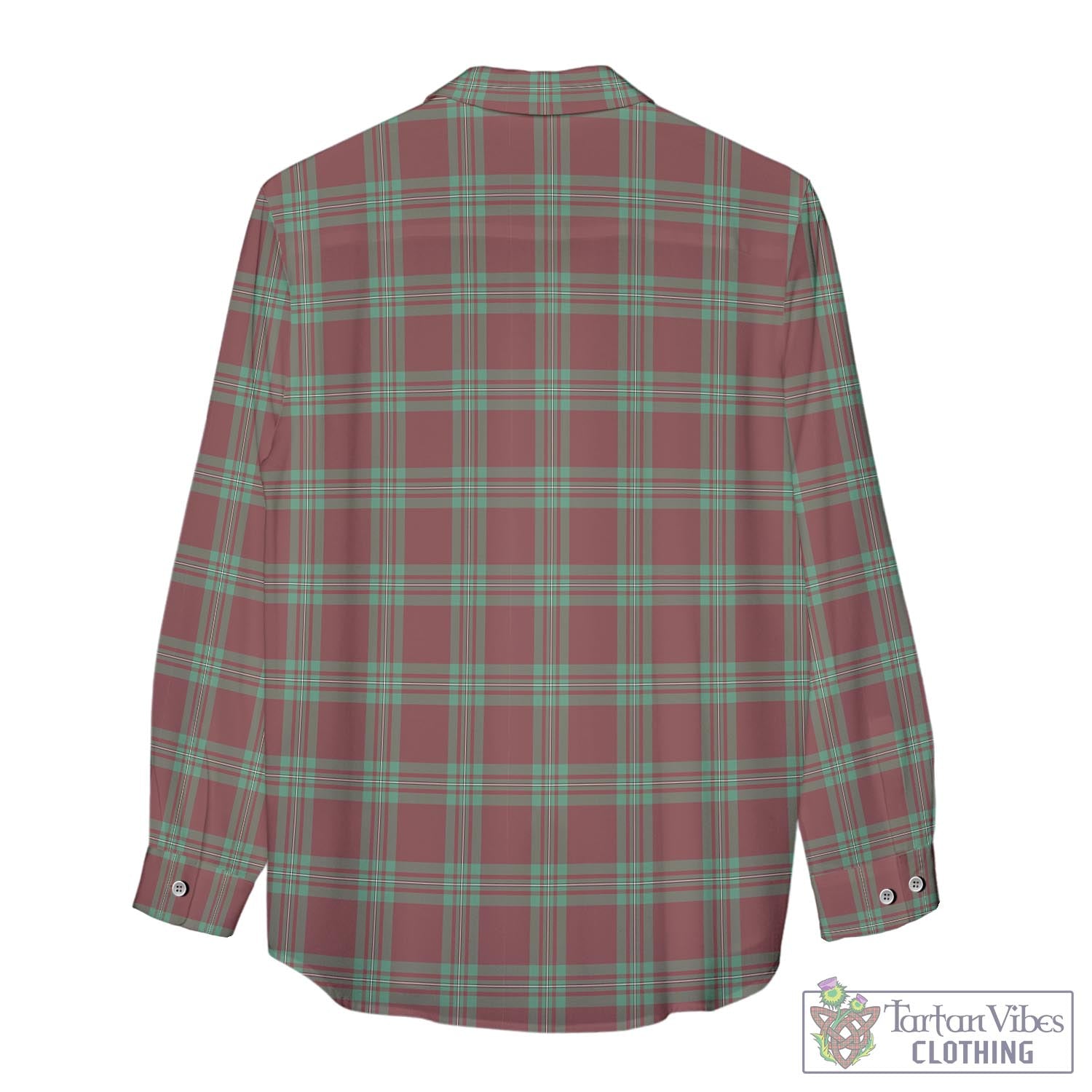 Tartan Vibes Clothing MacGregor Hunting Ancient Tartan Womens Casual Shirt with Family Crest