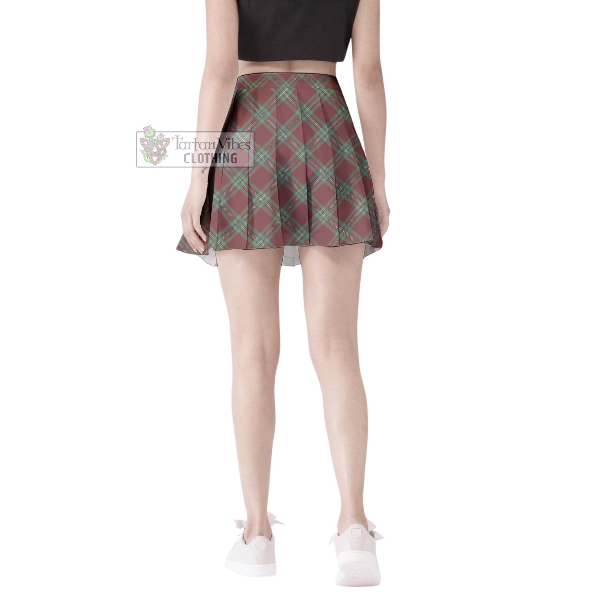 Tartan Vibes Clothing MacGregor Hunting Ancient Tartan Women's Plated Mini Skirt