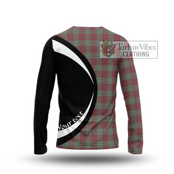 MacGregor Hunting Ancient Tartan Long Sleeve T-Shirt with Family Crest Circle Style