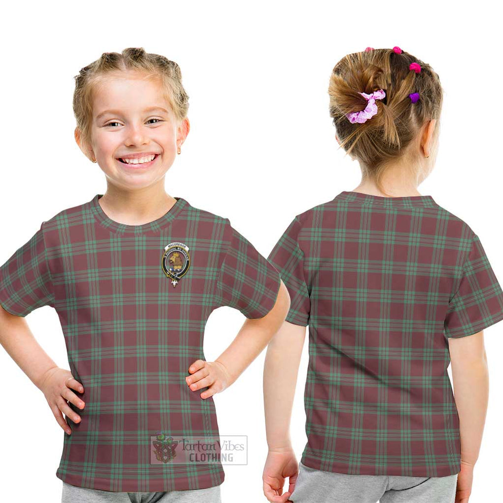 MacGregor Hunting Ancient Tartan Kid T-Shirt with Family Crest - Tartanvibesclothing Shop