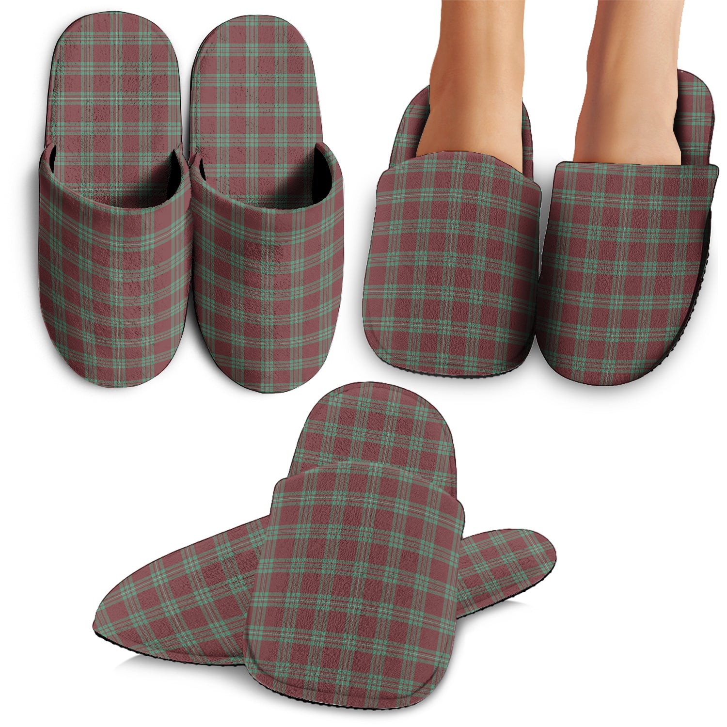 MacGregor Hunting Ancient Tartan Home Slippers - Tartanvibesclothing