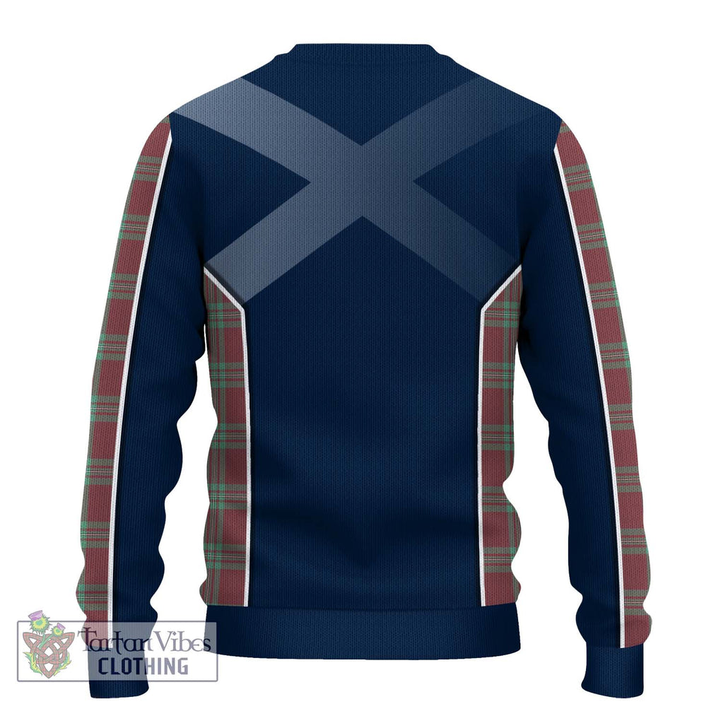 MacGregor Hunting Ancient Tartan Knitted Sweater with Family Crest and Lion Rampant Vibes Sport Style - Tartan Vibes Clothing