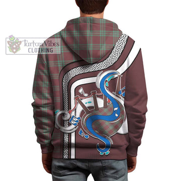 MacGregor Hunting Ancient Tartan Hoodie with Epic Bagpipe Style