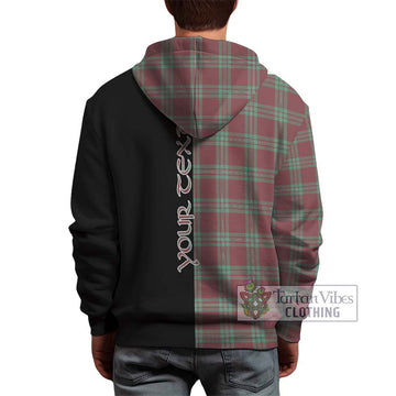 MacGregor Hunting Ancient Tartan Hoodie with Family Crest and Half Of Me Style