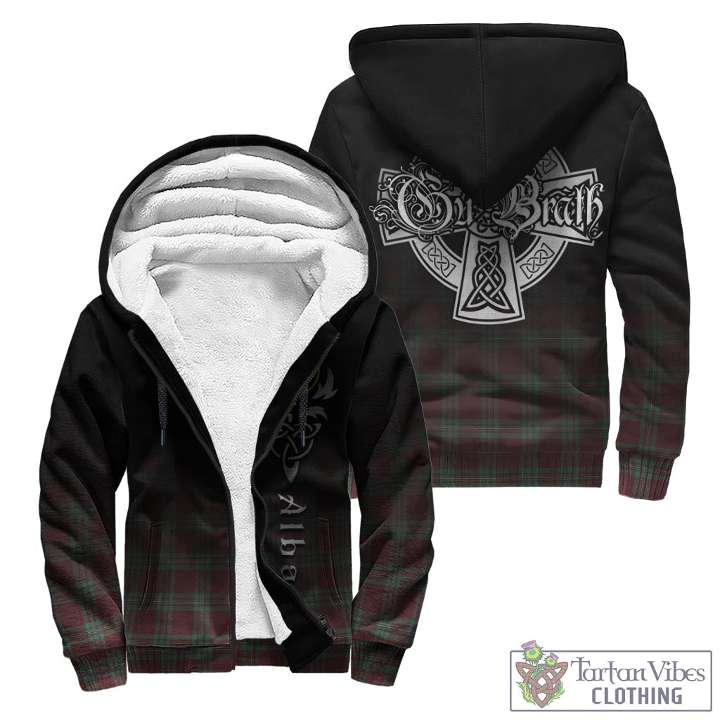 Tartan Vibes Clothing MacGregor Hunting Ancient Tartan Sherpa Hoodie Featuring Alba Gu Brath Family Crest Celtic Inspired