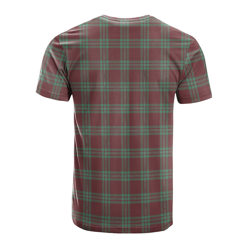 MacGregor Hunting Ancient Tartan T-Shirt with Family Crest - Tartan Vibes Clothing