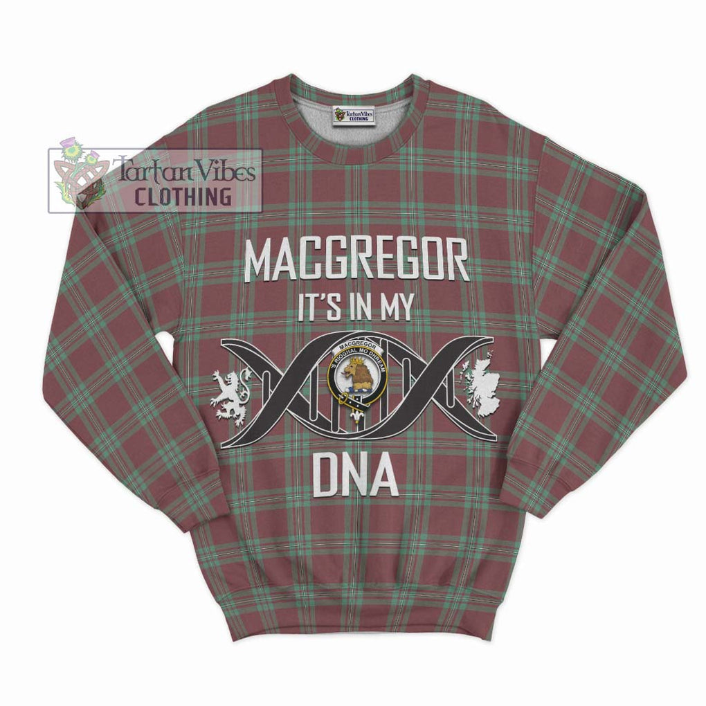 MacGregor Hunting Ancient Tartan Sweatshirt with Family Crest DNA In Me Style - Tartanvibesclothing Shop