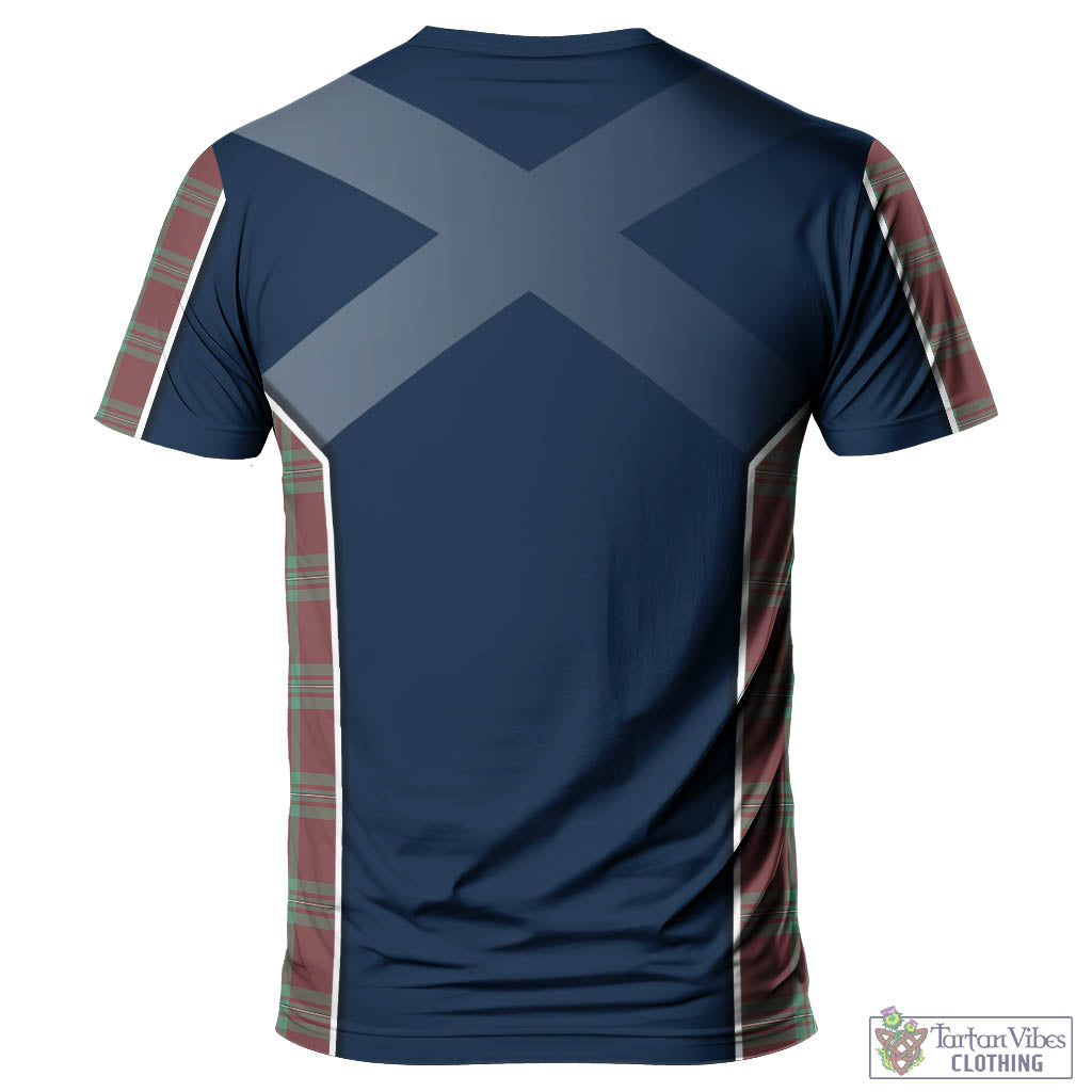 Tartan Vibes Clothing MacGregor Hunting Ancient Tartan T-Shirt with Family Crest and Scottish Thistle Vibes Sport Style