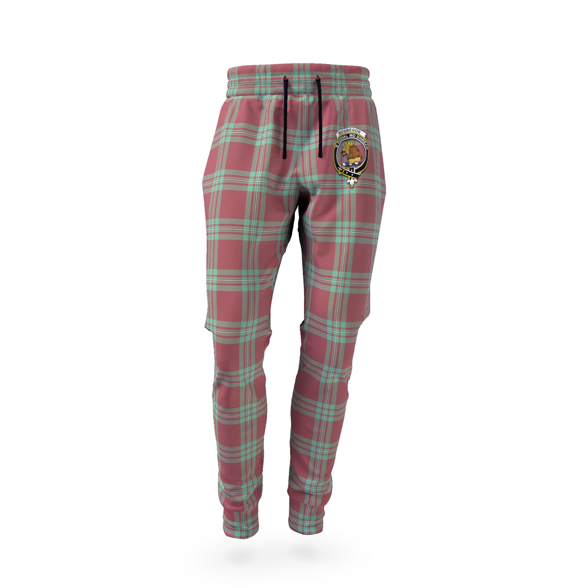 MacGregor Hunting Ancient Tartan Joggers Pants with Family Crest - Tartan Vibes Clothing