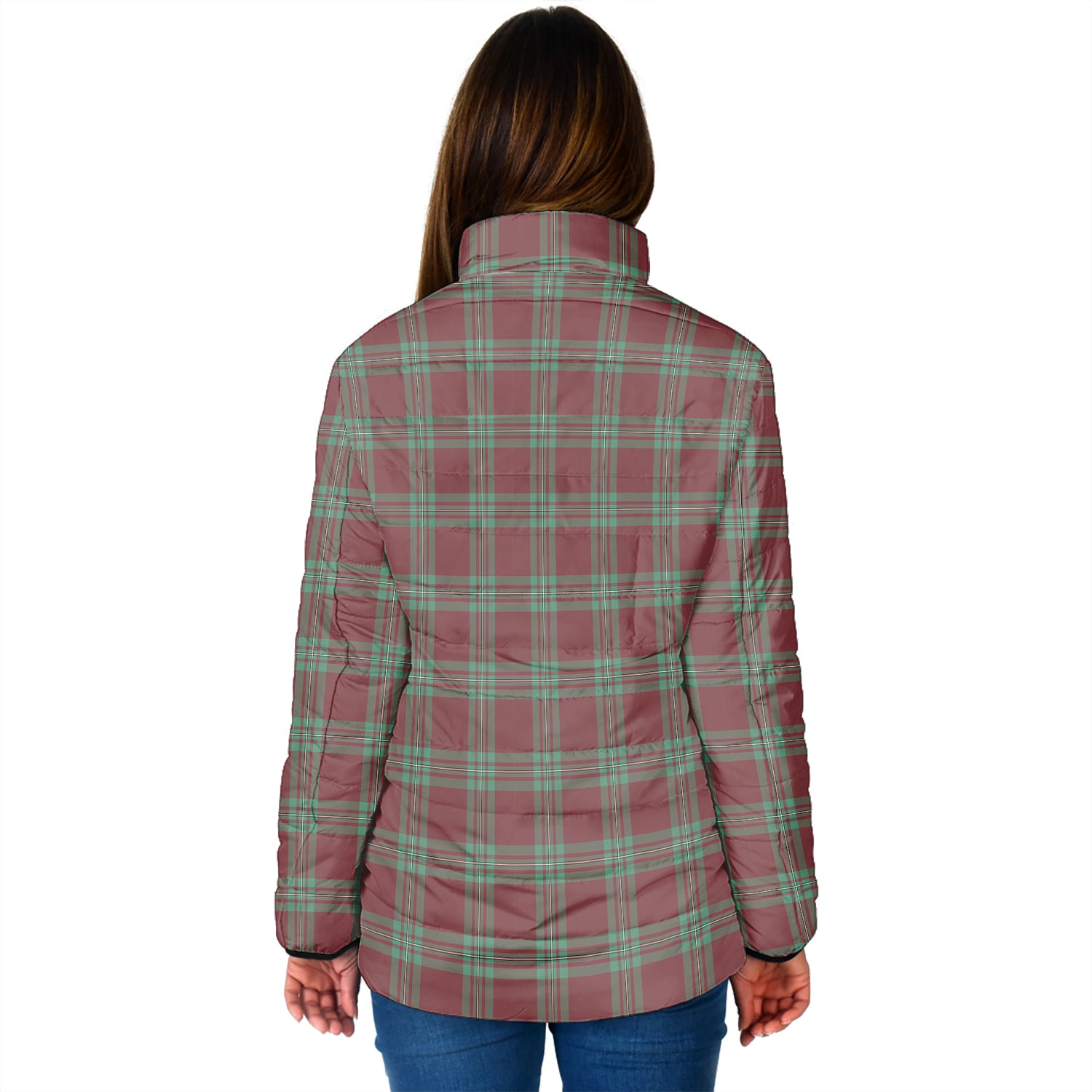 MacGregor Hunting Ancient Tartan Padded Jacket with Family Crest - Tartan Vibes Clothing