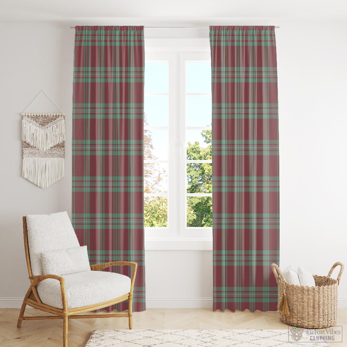 MacGregor Hunting Ancient Tartan Window Curtain