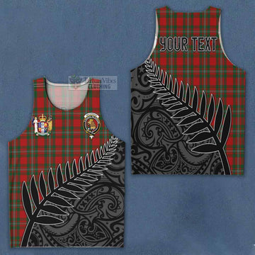 MacGregor (McGregor) Crest Tartan Men's Tank Top with New Zealand Silver Fern Half Style