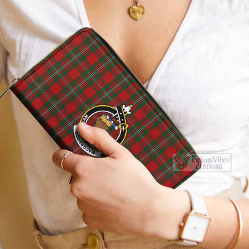 MacGregor (McGregor) Tartan Women's Leather Wallet with Family Crest - Tartan Vibes Clothing
