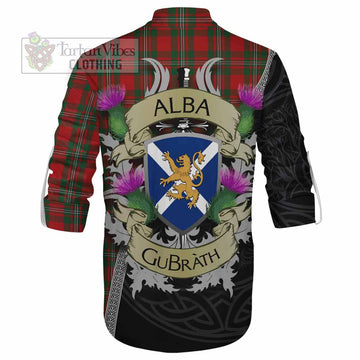 MacGregor (McGregor) Tartan Family Crest Ghillie Kilt Shirt Lion Rampant Royal Thistle Shield Celtic Inspired - Tartan Vibes Clothing