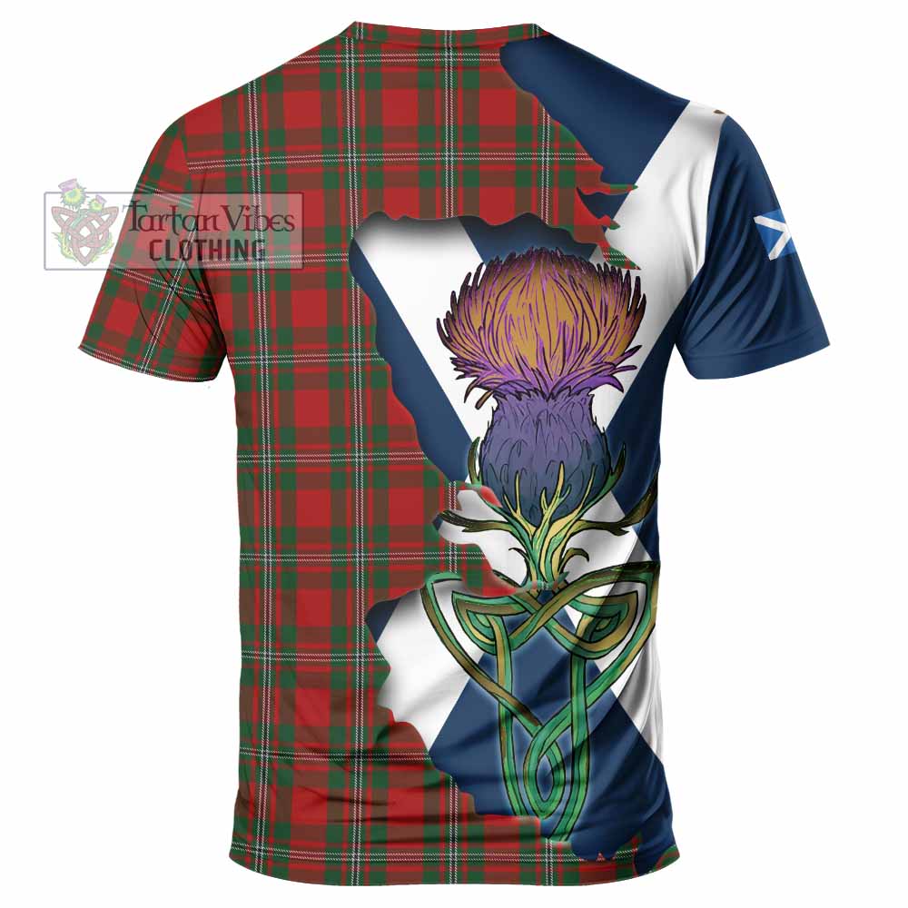 MacGregor (McGregor) Tartan Family Crest T-Shirt Scottish Thistle Celtic Inspired - Tartan Vibes Clothing