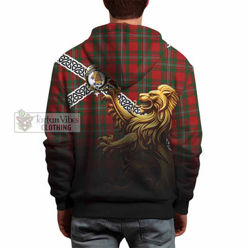 MacGregor (McGregor) Crest Tartan Hoodie with Golden Lion Emblem Celtic Style - Tartan Vibes Clothing