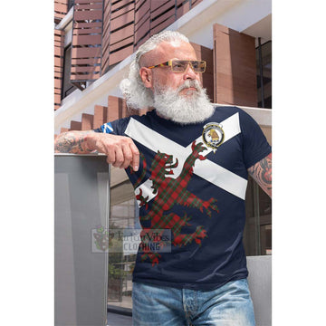 MacGregor (McGregor) Tartan Lion Rampant Cotton T-shirt Proudly Display Your Heritage with Alba Gu Brath and Clan Name