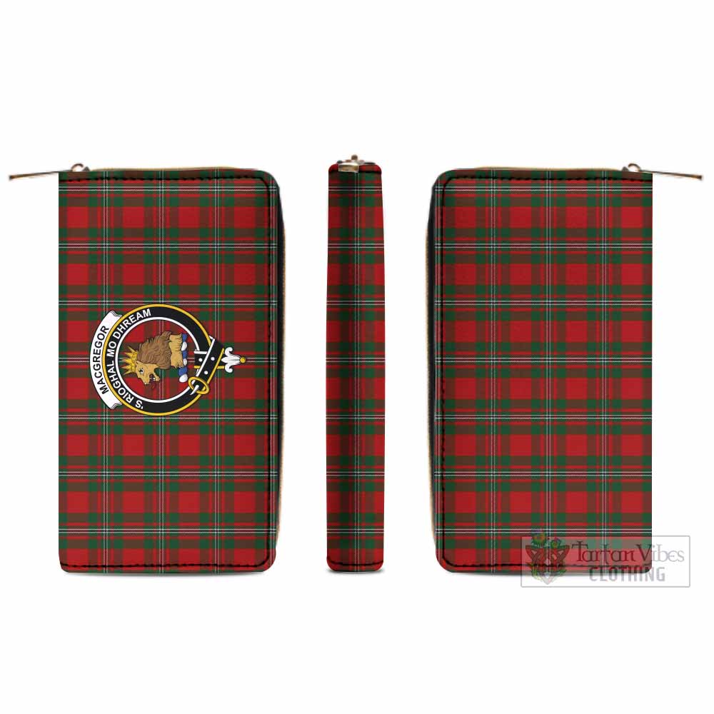 MacGregor (McGregor) Tartan Women's Leather Wallet with Family Crest - Tartan Vibes Clothing