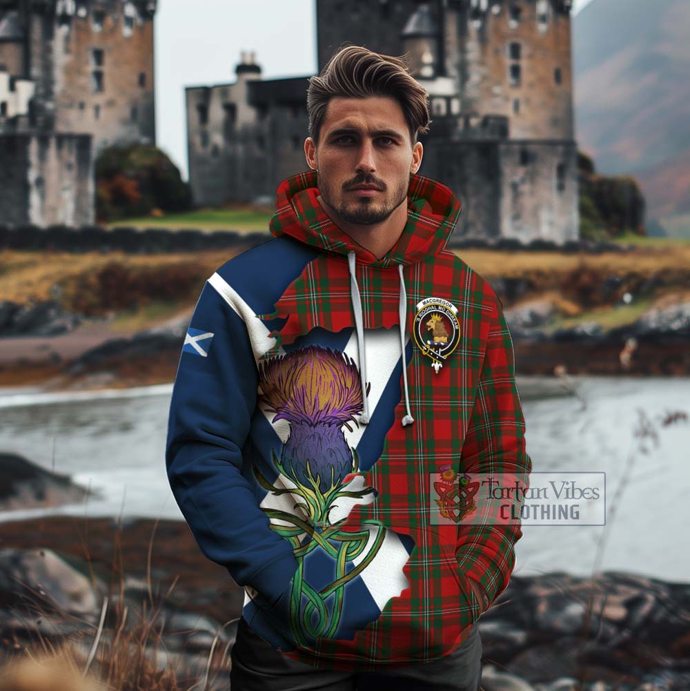 MacGregor (McGregor) Tartan Family Crest Cotton Hoodie Scottish Thistle Celtic Inspired - Tartan Vibes Clothing