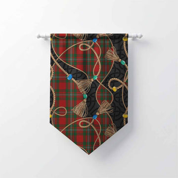 MacGregor (McGregor) Scottish Tartan Twisted Ropes Stylized Gonfalon Chevron - Tartan Vibes Clothing