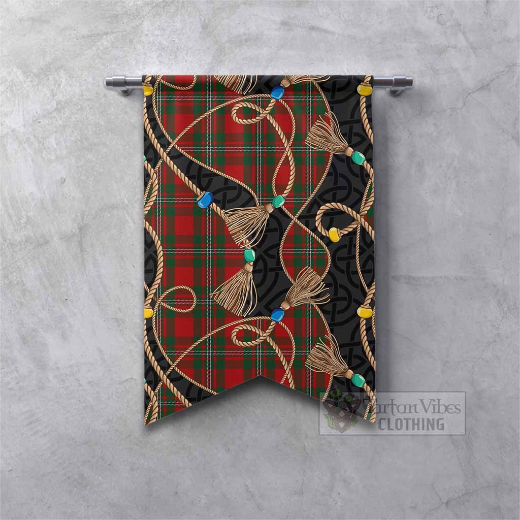 MacGregor (McGregor) Scottish Tartan Twisted Ropes Stylized Gonfalon Fishtail - Tartan Vibes Clothing
