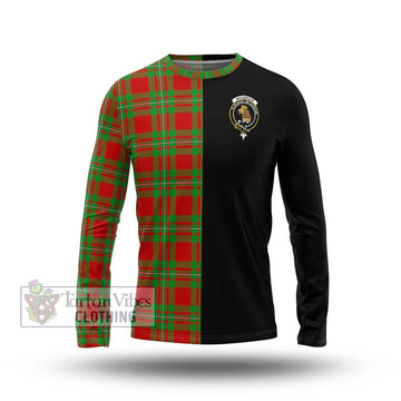 MacGregor Modern Tartan Long Sleeve T-Shirt with Family Crest and Half Of Me Style