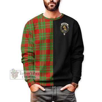 MacGregor Modern Tartan Sweatshirt with Family Crest and Half Of Me Style