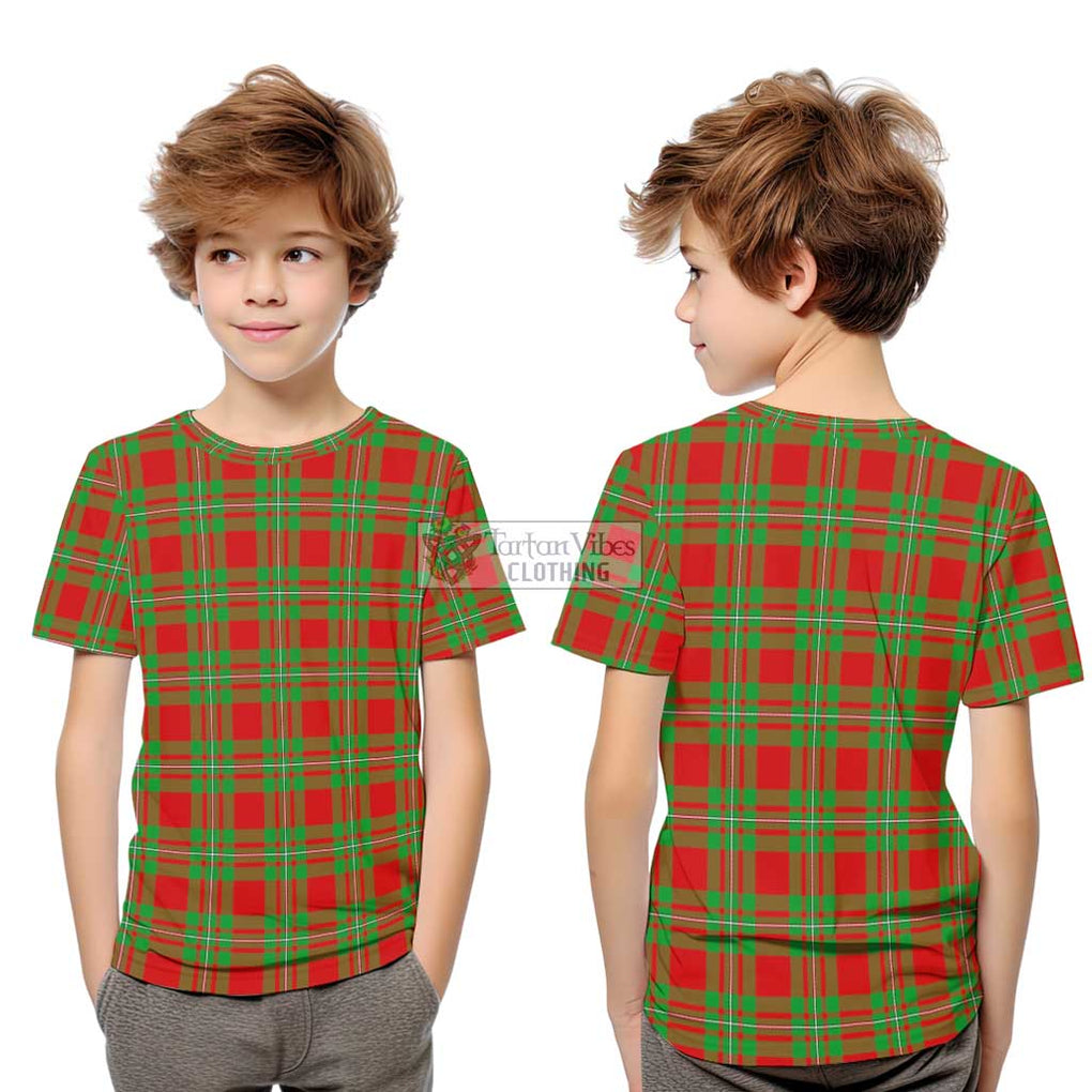 MacGregor Modern Tartan Kid T-Shirt Youth XL Size14 - Tartanvibesclothing Shop