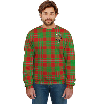 MacGregor Modern Tartan Sweatshirt with Family Crest