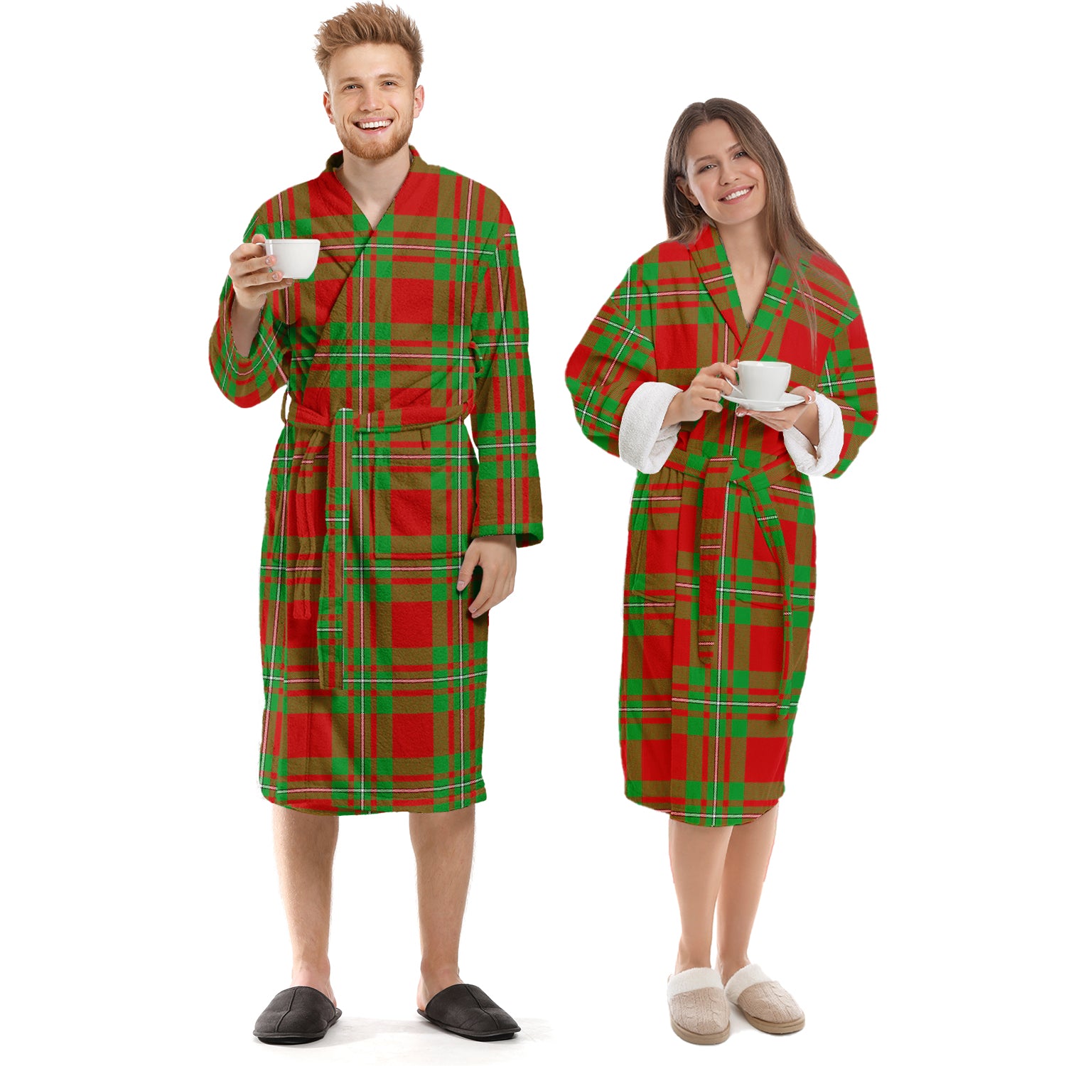 MacGregor Modern Tartan Bathrobe Unisex S - Tartan Vibes Clothing