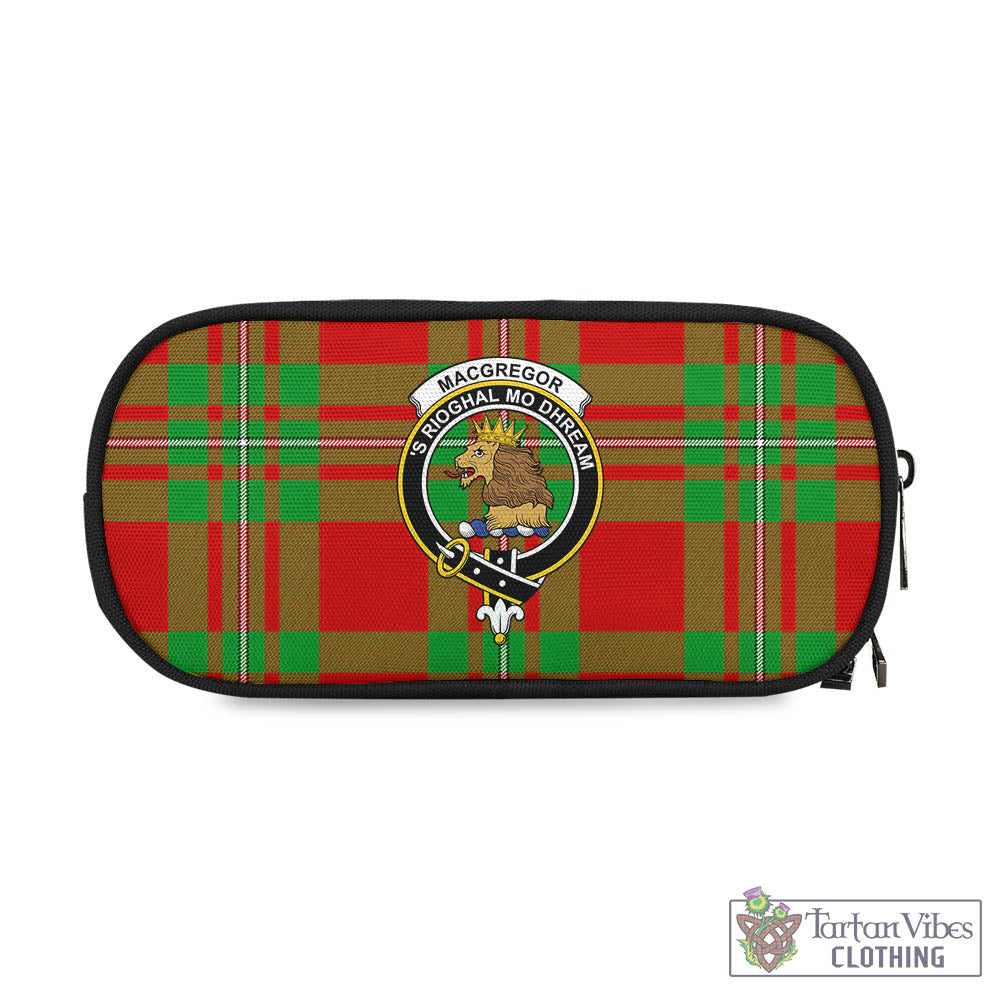 Tartan Vibes Clothing MacGregor Modern Tartan Pen and Pencil Case with Family Crest