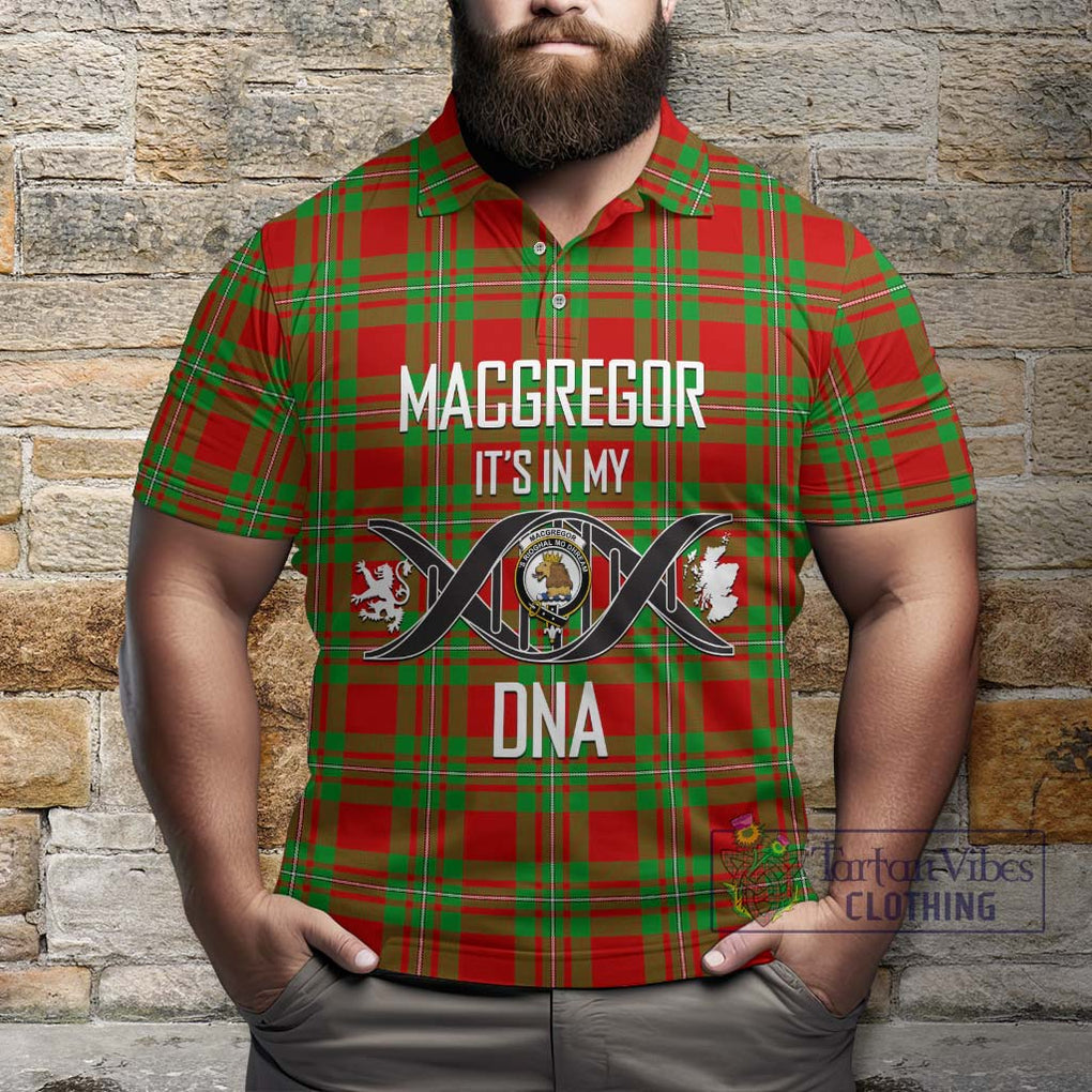 MacGregor Modern Tartan Polo Shirt with Family Crest DNA In Me Style Kid - Tartanvibesclothing Shop