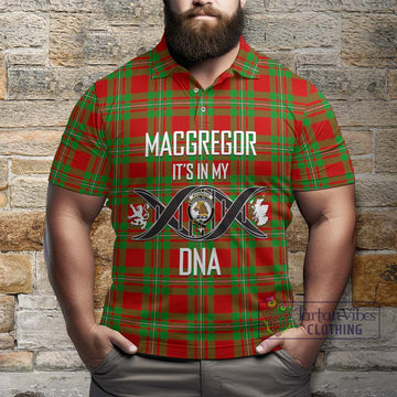 MacGregor Modern Tartan Polo Shirt with Family Crest DNA In Me Style