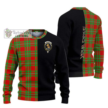 MacGregor Modern Tartan Ugly Sweater with Family Crest and Half Of Me Style