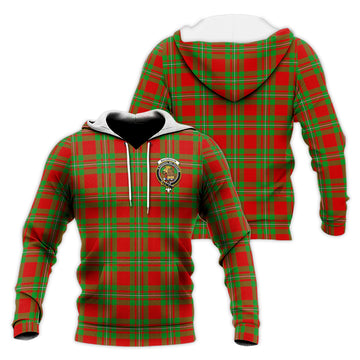 MacGregor Modern Tartan Knitted Hoodie with Family Crest