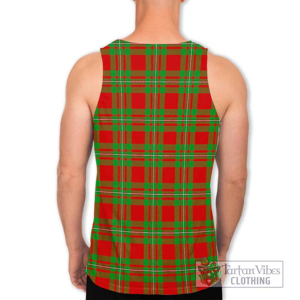 MacGregor Modern Tartan Men's Tank Top with Family Crest DNA In Me Style - Tartanvibesclothing Shop