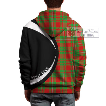 MacGregor Modern Tartan Hoodie with Family Crest Circle Style