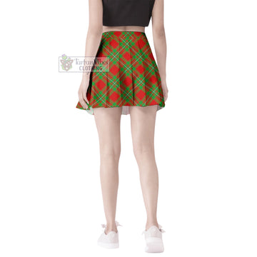 MacGregor Modern Tartan Women's Plated Mini Skirt Cross Style